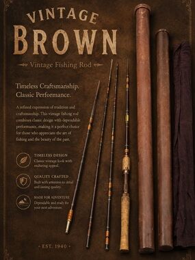 VINTAGE BROWNING SILAFLEX 332970 FISHING ROD/SLEEVE/TUBE CARRIER & EXTENSION